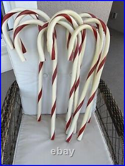 Lot of 9 Vintage Outdoor Candy Canes