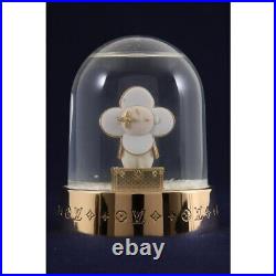 Louis Vuitton Vivienne Flower Snow Globe White Display Used from Japan