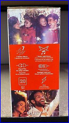 Lumations Holiday Symphony 15.8 ft 20 Ct G35 Multicolor LED Music Light Show