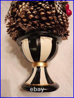 MACKENZIE-CHILDS Courtly Classic Pinecone Tree 19 Tall NWT