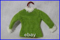 MICHAEL SIMON Tiny Beaded SANTA Sweater Ornament & Designer Box