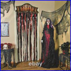 Madame Misery Halloween Decoration, Spooky Outdoor Decor, 1 Piece, 14 x 70