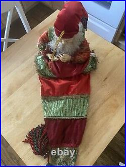 Mark Roberts Large Fairy/santa Christmas Stocking