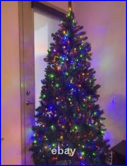 Martha Stewart 7.5' Long Needle Pine Tree Multicolor Lights