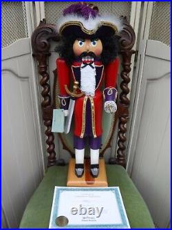 McDowell's Enchanted Woodworks Nutcracker Captain Large 27 Limited Edition