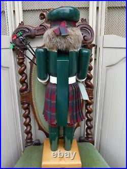 McDowell's Enchanted Woodworks Nutcracker Scotsman Large 27 Limited Edition