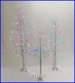 Member Mark PreLit Set of 3 LED Blossom Trees 4FT / 5FT / 6FT