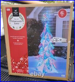 Member's Mark 6'FT Pre-Lit Prismatic Christmas Tree Holiday Outdoor Decor