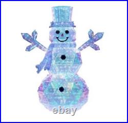 Member's Mark Christmas Decor 6' Pre Lit Prismatic Snowman Free Shipping