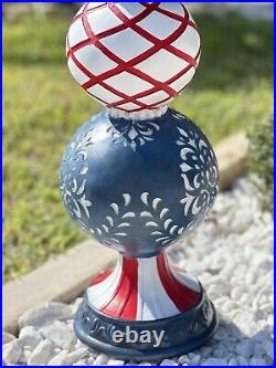 Memorial 4th of July Independence Day Topiary Holiday Decor Inside/Outside 36