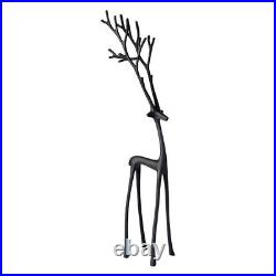 Merry Moments Sculpted Black Reindeer Large 28 New Aldi