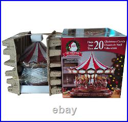 Mr Christmas 17 Christmas Marquee Large Deluxe Carousel Xmas Decorations