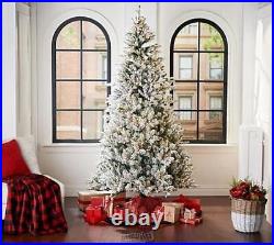 Mr. Christmas Alexa Compatible 9' Flocked LED Christmas Tree