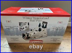 Mr Christmas Winter Wonderland Half Pipe Snowboarders Complete Tested In Box