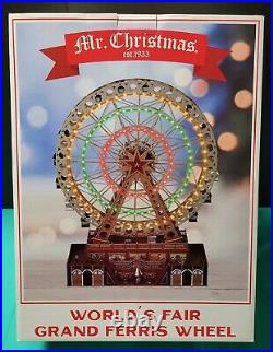 Mr. Christmas World's Fair Grand Ferris WheelT SKU 79790 Brand New 2021