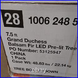 NEW 7.5ft Grand Duchess Balsam Full 2250 LED Christmas Tree TIKTOK