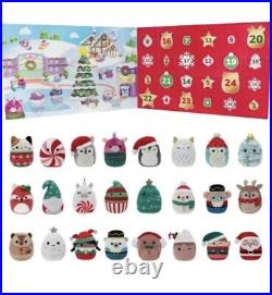 NEW FREE FAST SHIP! 2023 Squishville Advent Calendar Squishmallows Holiday 24