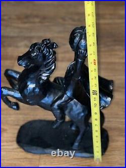 NEW HTF BLACK Edition Headless Horseman Statue 19 Inch Home Decor Halloween