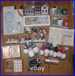 NEW HUGE LOT of Target Bullseye Christmas tier tray home decoration potion gnome