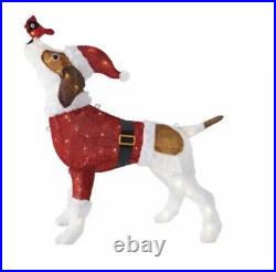 NEW IN HAND! Home Accents Holiday Light Up Christmas Pointer Dog 21RT0232114
