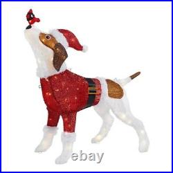 NEW IN HAND! Home Accents Holiday Light Up Christmas Pointer Dog 21RT0232114