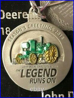 NEW John Deere Pewter Ornament ALL Years 1998 to 2021 Christmas YOU CHOOSE Year