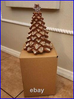 NEW Pottery Barn Gingerbread Ceramic Village House TREE Holiday