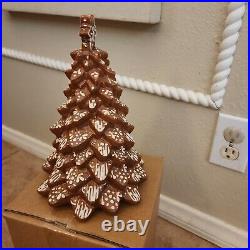 NEW Pottery Barn Gingerbread Ceramic Village House TREE Holiday