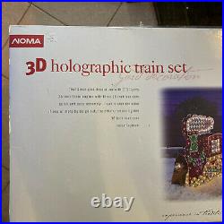 NOMA 3D Holographic 79 Train Set HUGE Yard Decoration 315 Lights Indoor/Out