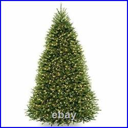 National Tree Company 10 ft. Dunhill Fir Tree with Dual Color LED Lights