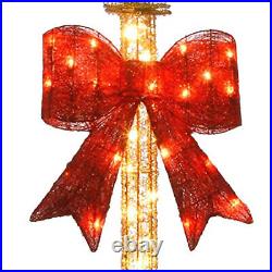 National Tree Company 60 Holiday Wire Lamppost Outdoor Decoration withLED Lights