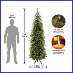 National Tree Company Artificial Slim Christmas Tree Green Kingswood Fir Incl