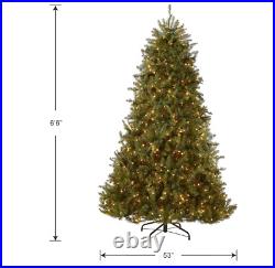 National Tree Company Pre-Lit Artificial Christmas Tree, 6.5 Foot, White Lights