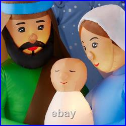 Nativity Scene Star of Bethlehem and the Holy Family 6.5 ft. LED Inflatable