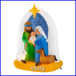 Nativity Scene Star of Bethlehem and the Holy Family 6.5 ft. LED Inflatable