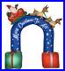 New_9_Ft_Inflatable_Sleigh_Ride_Archway_Merry_Christmas_To_All_Santa_Reindeer_01_my