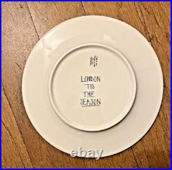New Anthropologie Christmas in the City Plates- SET OF 5 CITIES PLATES