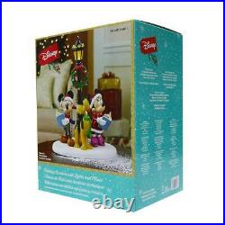 New Disney Holiday Carolers with Mickey, Minnie Lights and Music 15.5 Inches