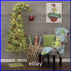 New Grinch 5ft Bright Green Whimsical Christmas Tree Hobby Lobby 2023 Sold Out
