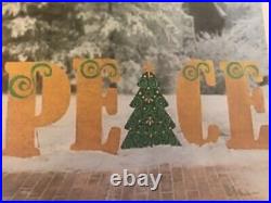 New Peace Sign Christmas Holiday Indoor Outdoor Yard Decoration