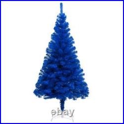 New Practicall vidaXL Artificial Christmas Tree with Stand Blue 59.1 PVC