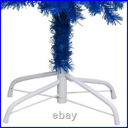 New Practicall vidaXL Artificial Christmas Tree with Stand Blue 59.1 PVC