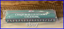 New Vtg 1987 Avon Countdown to Christmas Fabric Advent Calendar With Cute Mouse
