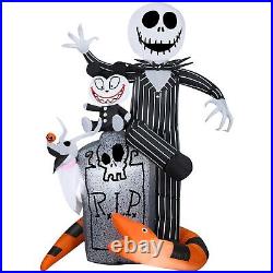 Nightmare Before Christmas Airblown Inflatable Jack Teddy Python Snake Zero NEW