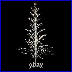 Northlight 6' White Christmas Cascade Twig Tree Outdoor Yard Decor Clear Light