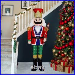 Nutcracker Toy Soldier 62 in LED Lighted Outdoor Yard Decor-SALE-FAST SHIP