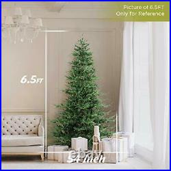 OasisCraft 6.5 Feet Aspen Fir Artificial Christmas Tree Unlit Unlit 6.5FT
