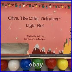 Olive The Other Reindeer Christmas Light Set 25 Lights Nordstrom 1997 + 2 extra
