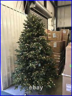 Open Box Balsam Hill Fraser Fir 7.5' Tree with Candlelight LED Lights Christmas