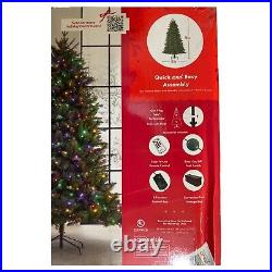 Open Box Member's Mark 600 LED Color Changing Pre-Lit Rocky Mountain Fir